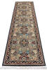 Pak-Persian Blue Runner Hand Knotted 27 X 102  Area Rug 700-137086 Thumb 1