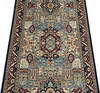 Pak-Persian Blue Runner Hand Knotted 27 X 102  Area Rug 700-137086 Thumb 2