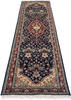 Pak-Persian Blue Runner Hand Knotted 27 X 101  Area Rug 700-137087 Thumb 1