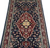 Pak-Persian Blue Runner Hand Knotted 26 X 102  Area Rug 700-137088 Thumb 2