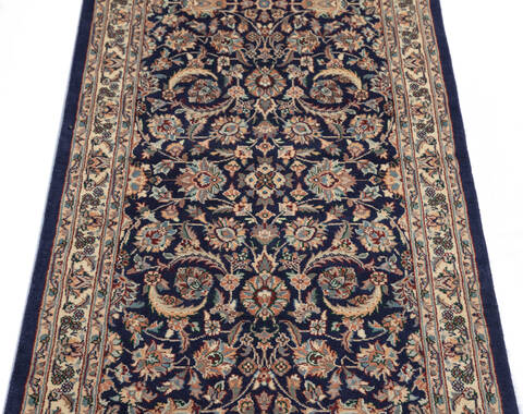 Pak-Persian Blue Runner Hand Knotted 27 X 911 Area Rug 700-137089 Image 2