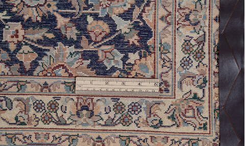 Pak-Persian Blue Runner Hand Knotted 27 X 911 Area Rug 700-137089 Image 5