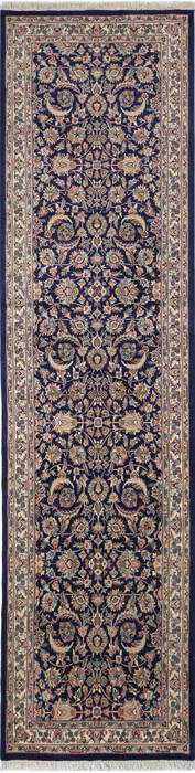 Pak-Persian Blue Runner Hand Knotted 27 X 911 Area Rug 700-137089 Image 0