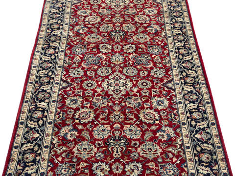 Pak-Persian Red Runner Hand Knotted 27 X 1111 Area Rug 700-137090 Image 3