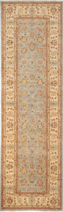 Chobi Blue Runner Hand Knotted 32 X 108 Area Rug 700-137092 Image 0