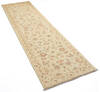 Chobi Beige Runner Hand Knotted 27 X 97  Area Rug 700-137094 Thumb 2