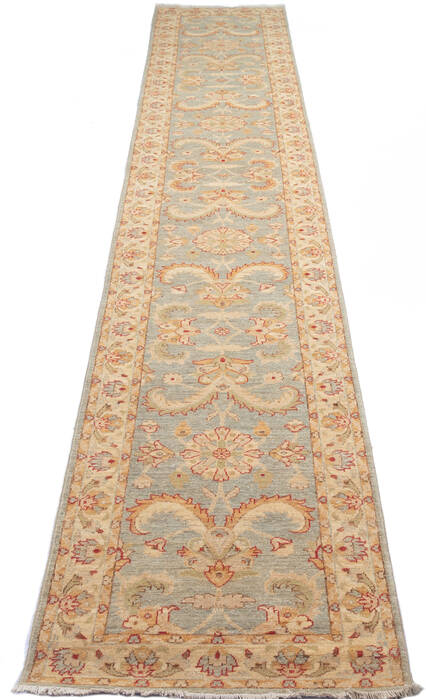 Chobi Blue Runner Hand Knotted 29 X 162 Area Rug 100-137103 Image 1