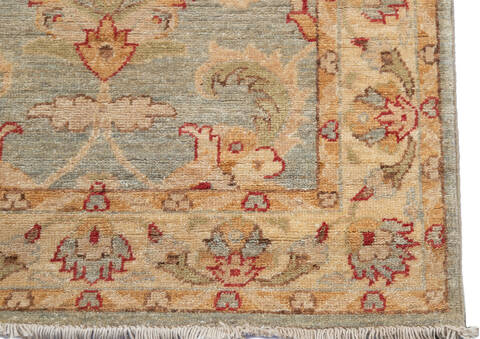 Chobi Blue Runner Hand Knotted 29 X 162 Area Rug 100-137103 Image 3
