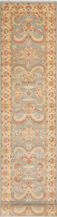 Chobi Blue Runner Hand Knotted 29 X 162 Area Rug 100-137103 Image 0