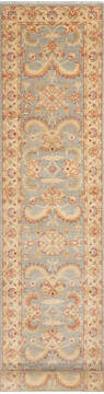 Afghan Chobi Blue Runner 16 to 20 ft Wool Carpet 137103