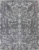 Modern Black Hand Knotted 90 X 122 Area Rug 904-137108 Thumb 0
