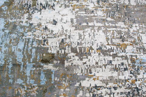 Modern-Contemporary Grey Hand Knotted 50 X 70 Area Rug 905-137144 Image 4