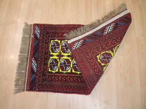 Baluch Red Hand Knotted 18 X 22 Area Rug 100-137203 Image 4
