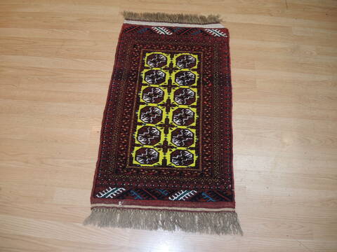 Baluch Red Hand Knotted 18 X 22 Area Rug 100-137203 Image 0