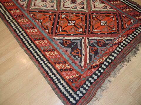 Kilim Red Hand Knotted 53 X 96 Area Rug 100-137241 Image 3