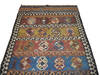 Kilim Multicolor Hand Knotted 44 X 83  Area Rug 100-137254 Thumb 3