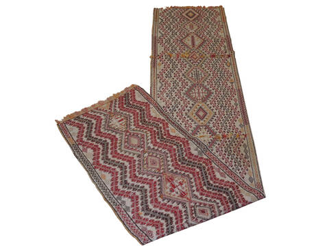 Baluch Grey Runner Hand Knotted 21 X 92 Area Rug 100-137270 Image 2