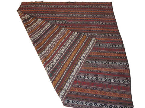 Baluch Red Square Hand Tufted 55 X 59 Area Rug 100-137271 Image 1