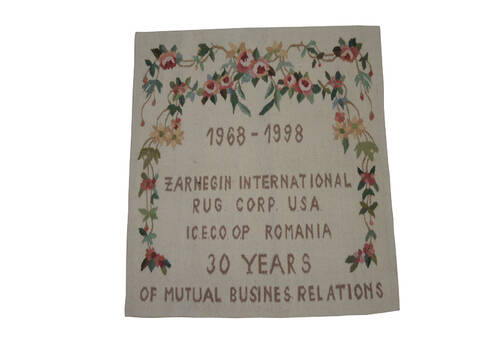 Modern Beige Hand Knotted 20 X 20 Area Rug 100-137286 Image 1