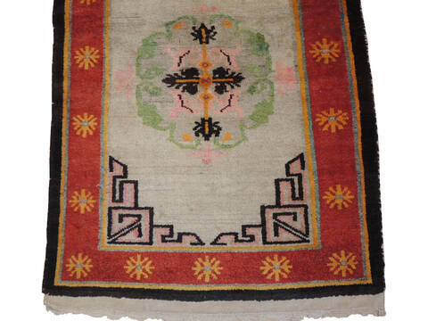 Kunduz Red Hand Knotted 27 X 48 Area Rug 100-137348 Image 4