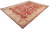Chobi Red Hand Knotted 911 X 140  Area Rug 700-137369 Thumb 2