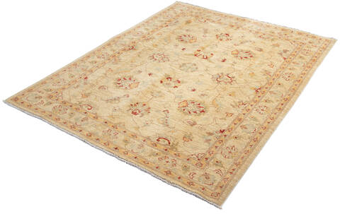 Chobi Beige Hand Knotted 411 X 62 Area Rug 700-137371 Image 2