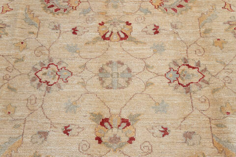 Chobi Beige Hand Knotted 411 X 62 Area Rug 700-137371 Image 3