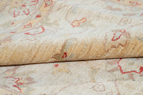 Chobi Beige Hand Knotted 411 X 62 Area Rug 700-137371 Image 5
