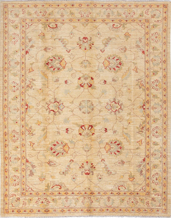 Chobi Beige Hand Knotted 411 X 62 Area Rug 700-137371 Image 0