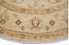 Chobi Beige Round Hand Knotted 68 X 68  Area Rug 700-137373 Thumb 2