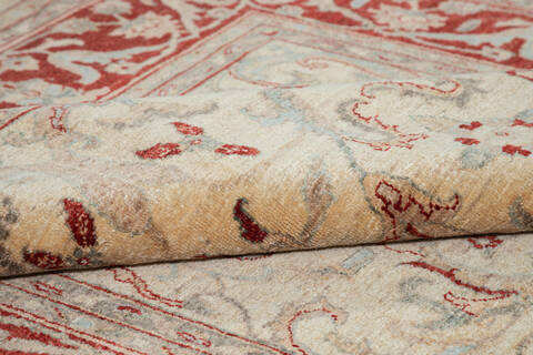 Chobi Beige Hand Knotted 55 X 86 Area Rug 700-137376 Image 5