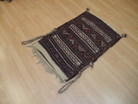 Baluch Red Hand Knotted 22 X 32 Area Rug 100-137387 Image 2