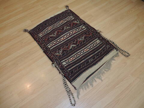 Baluch Red Hand Knotted 22 X 32 Area Rug 100-137387 Image 3