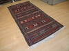 Kilim Red Runner Hand Knotted 94 X 42 Area Rug 100-137390 Thumb 2