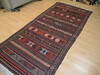 Kilim Red Runner Hand Knotted 94 X 42 Area Rug 100-137390 Thumb 3