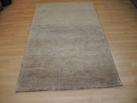 Gabbeh Beige Hand Knotted 41 X 61 Area Rug 100-137393 Image 1