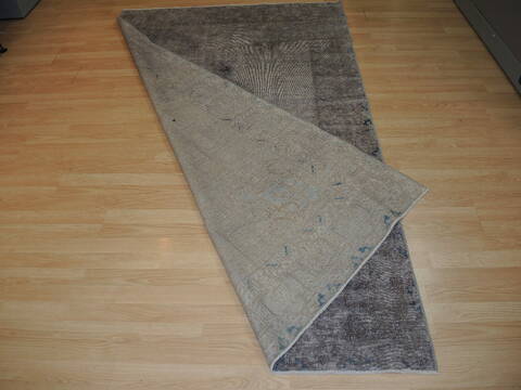 Overdyed Grey Hand Knotted 48 X 76 Area Rug 100-137396 Image 6
