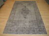 Overdyed Grey Hand Knotted 48 X 76  Area Rug 100-137396 Thumb 1