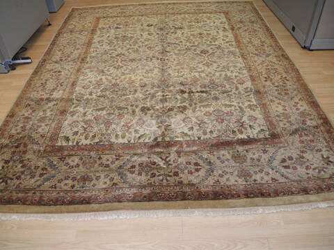 Jaipur Beige Hand Knotted 81 X 102 Area Rug 902-137398 Image 1