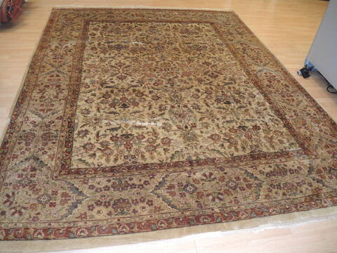 Jaipur Beige Hand Knotted 81 X 102 Area Rug 902-137398 Image 6
