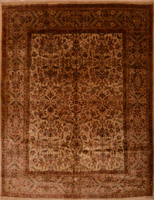 Jaipur Beige Hand Knotted 81 X 102 Area Rug 902-137398 Image 0