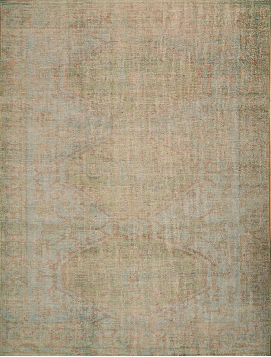 Oushak Blue Hand Knotted 710 X 102 Area Rug 902-137399 Image 0