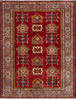 Kazak Red Hand Knotted 410 X 63  Area Rug 700-137430 Thumb 0