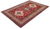 Kazak Red Hand Knotted 49 X 66  Area Rug 700-137432 Thumb 3