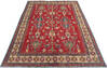 Kazak Red Hand Knotted 52 X 82  Area Rug 700-137434 Thumb 1