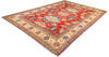 Kazak Red Hand Knotted 83 X 120  Area Rug 700-137435 Thumb 1
