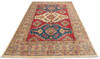 Kazak Red Hand Knotted 69 X 104  Area Rug 700-137437 Thumb 1