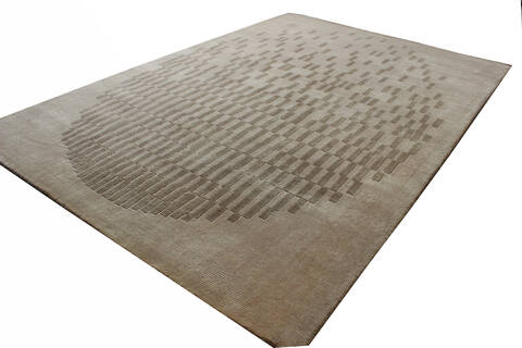 Tibetan Beige Hand Knotted 60 X 90 Area Rug 902-137449 Image 1