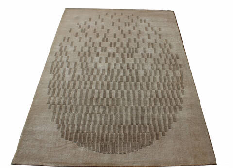 Tibetan Beige Hand Knotted 60 X 90 Area Rug 902-137449 Image 2