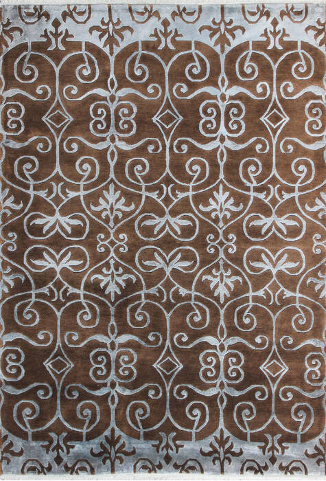 Tibetan Brown Hand Knotted 59 X 81 Area Rug 902-137451 Image 0